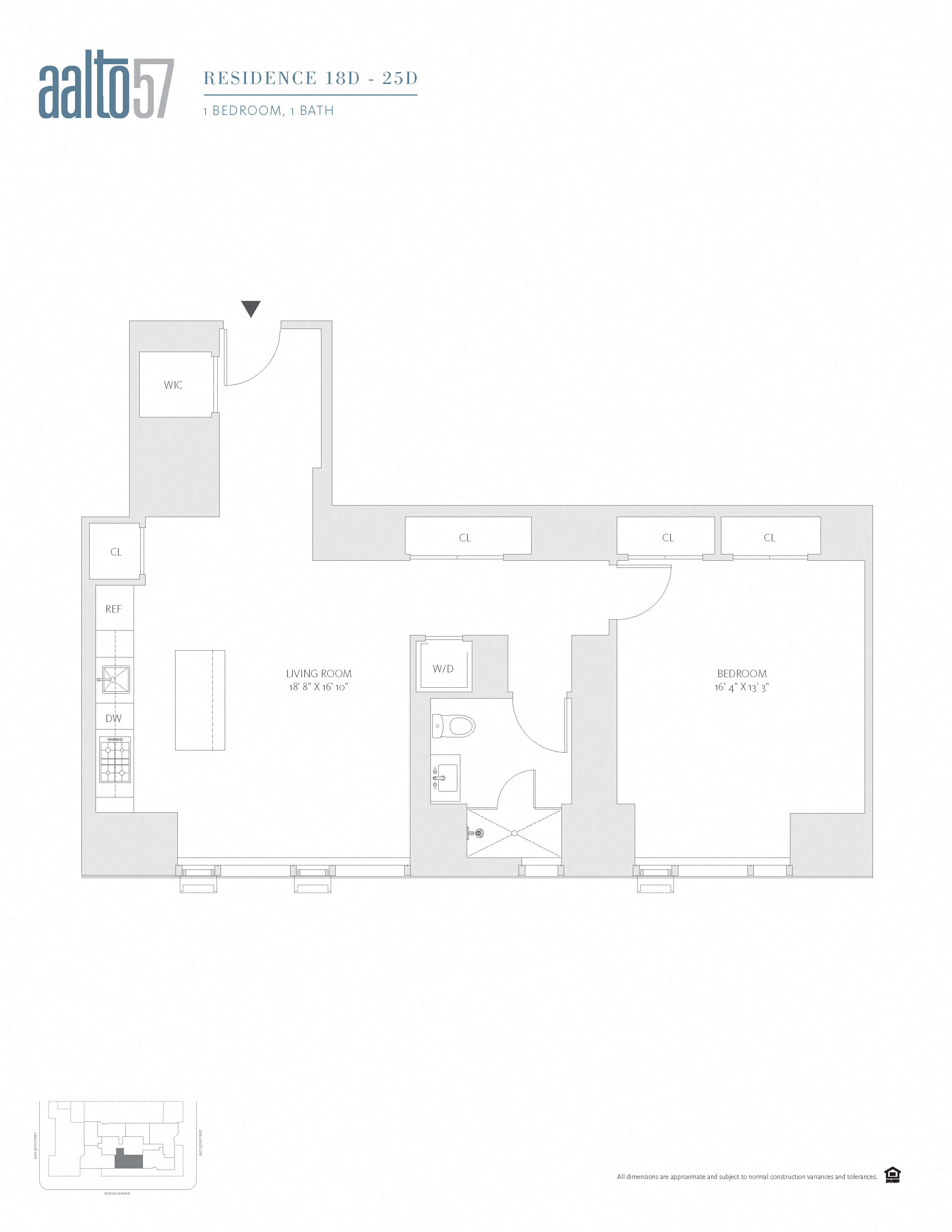Apartment 24D floorplan